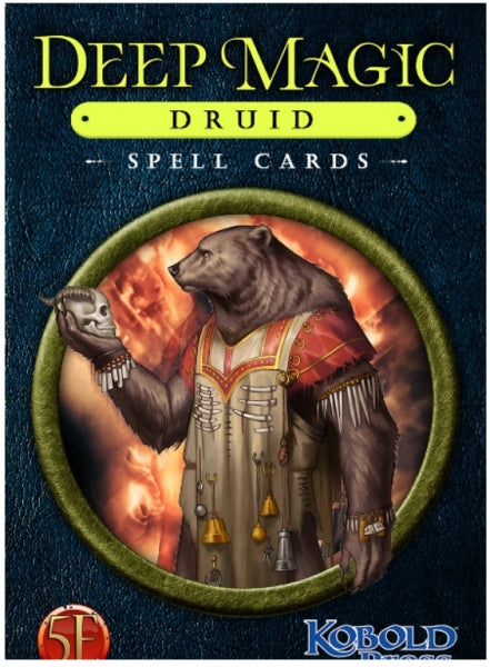 Dungeons & Dragons RPG: Deep Magic Spell Cards - Druid