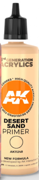 AK-Interactive: (3rd Gen) Desert Sand Surface Primer (100ml)