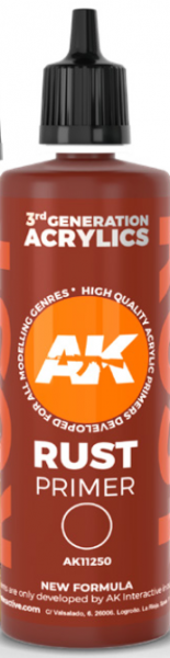 AK-Interactive: (3rd Gen) Rust Surface Primer (100ml)