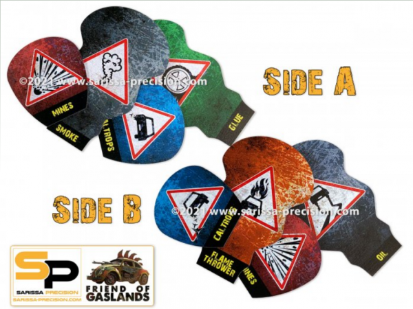 Gaslands: Effect Template Set 1