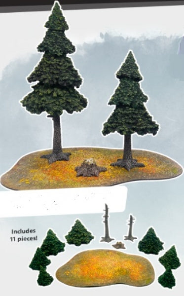 Monster Scenery: Evergreen Pine Forest (11pcs)