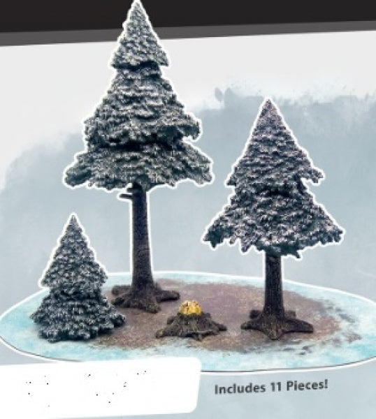 Monster Scenery: Snowy Pines (11pcs)