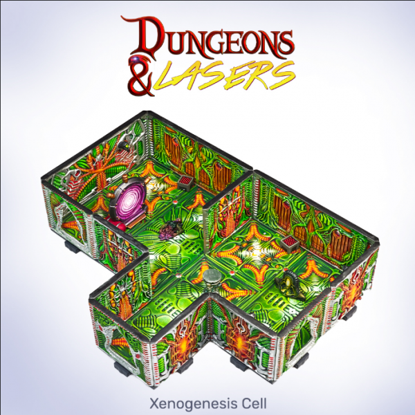 Dungeons & Lasers: Miniature Terrain Xenogenesis Cell Set