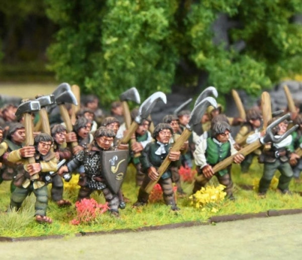 28mm Fantasy: (Oathmark) Halfling Spearmen (10)