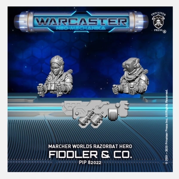 Warcaster: Fiddler & Co. (metal/resin)