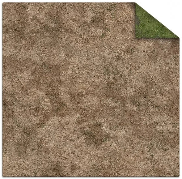 Monster Game Mat: 44x30'' Broken Grassland / Desert Scrubland Game Mat