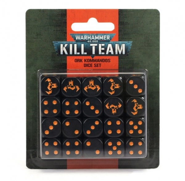 WH40K: Kill Team Ork Kommandos Dice Set