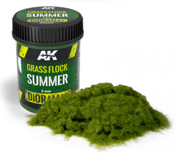 AK-Interactive: Grass Flock 2mm - Summer