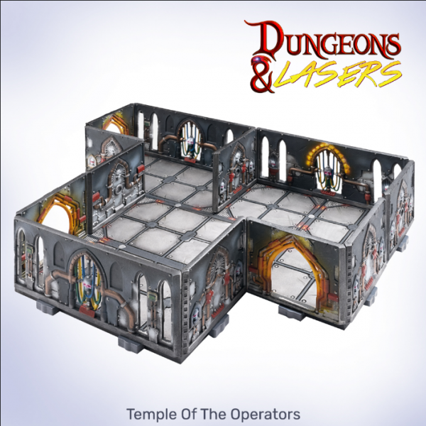 Dungeons & Lasers: Miniature Terrain Temple of the Operators Set