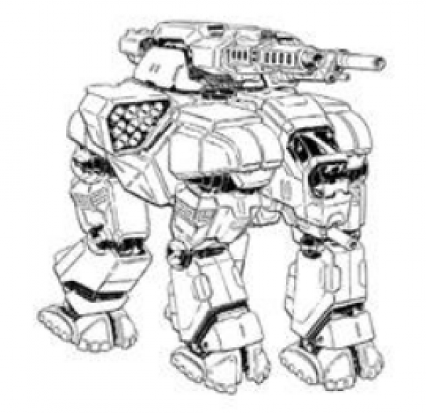 Battletech Miniatures: Goliath C Mech - 80 Tons – Recognition Guide Il Clan Vol. 1