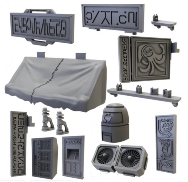 Terrain Crates: Battlezone Street Accessories
