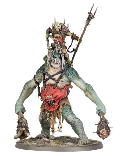 Age of Sigmar: Breaka-boss on Mirebrute Troggoth