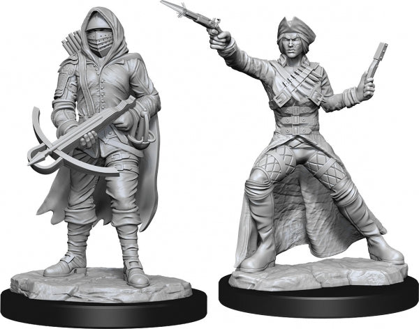 Pathfinder Deep Cuts Unpainted Miniatures: W15 - Bounty Hunter & Outlaw