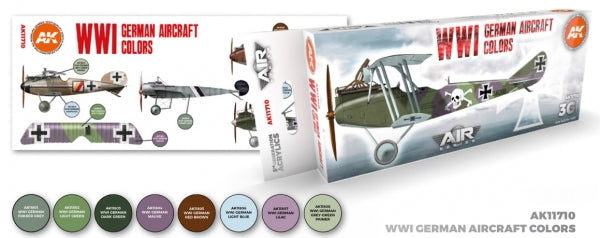 AK-Interactive: 3rd Gen Acrylics - AIR Series WWI German Aircraft Colors