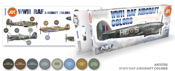 AK-Interactive: 3rd Gen Acrylics - AIR Series WWII RAF Aircraft Colors