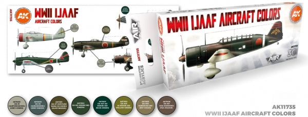 AK-Interactive: 3rd Gen Acrylics - AIR Series WWII IJAAF Aircraft Colors