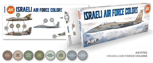 AK-Interactive: 3rd Gen Acrylics - AIR Series Israeli Air Force Colors