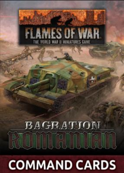 Flames Of War: Bagration - Romanian Command Card Pack (26x Cards)