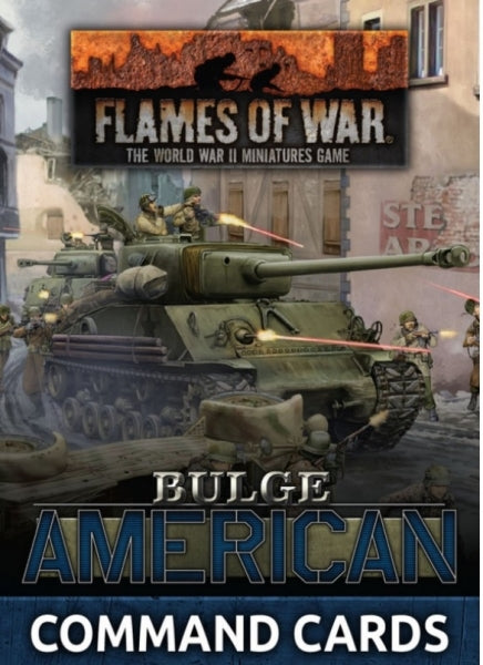 Flames Of War: Bulge - Americans Command Cards (61x Cards)