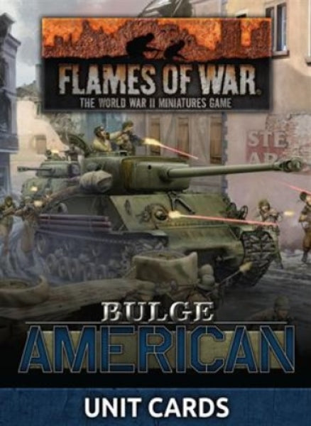 Flames Of War: Bulge - Americans Unit Cards (66x Cards)