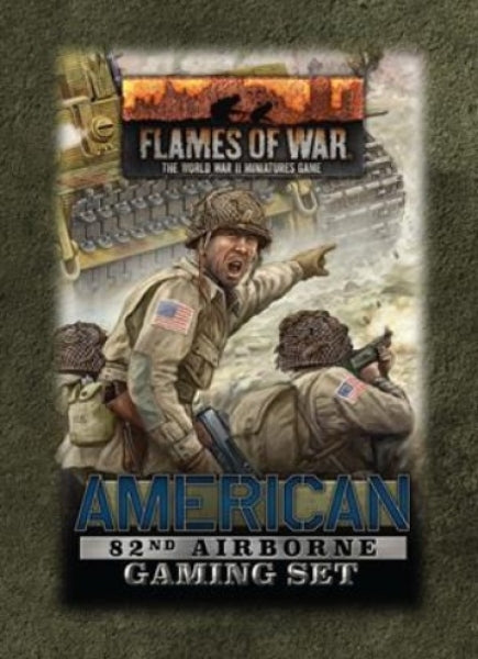 Flames of War: Gaming Tin Set - 82nd Ariborne (x20 Tokens, x2 Objectives, x16 Dice)