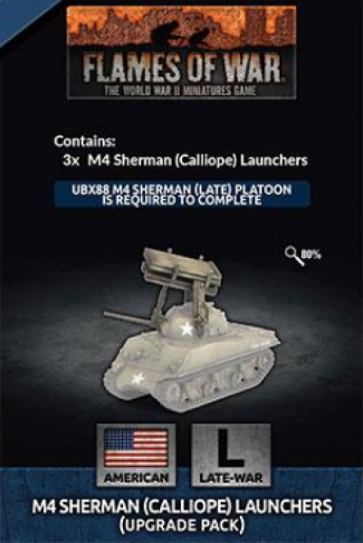Flames of War: M4 Sherman T34 (Calliope) Launchers Upgrade Pack