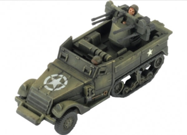Flames Of War (WWII): (USA) M15 & M16 AAA Platoon (x4 Plastic)