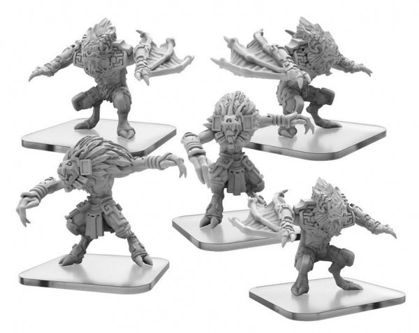 Monsterpocalypse: Skull Bats & Skull Keeper – Ancient Ones Unit (metal)