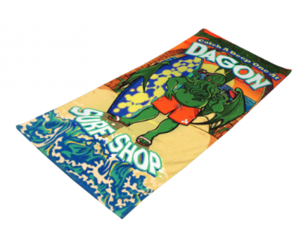 Cthulhu Dagon Surf Shop Beach Towel
