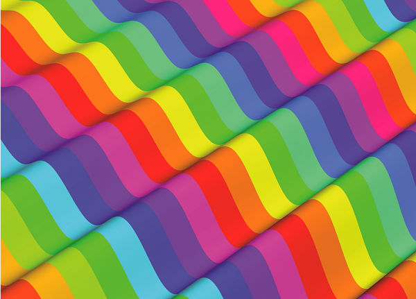 Rainbow Wave Puzzle (1000 pc puzzle)