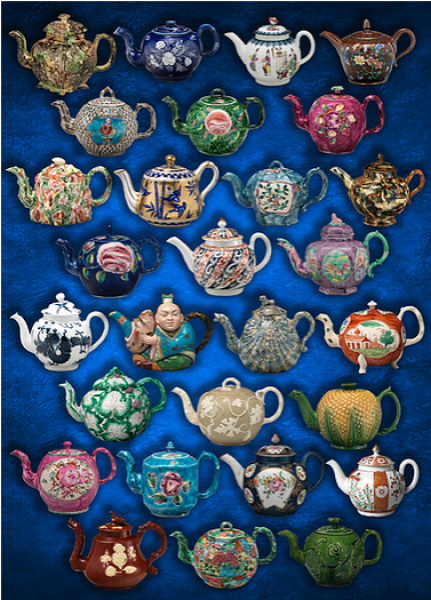 Teapot Collection Puzzle (1000 pc puzzle)