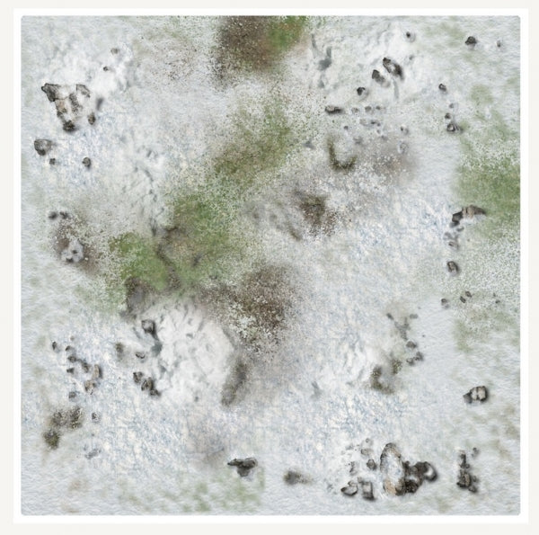 Battle Systems: Winter Snowscape Gaming Mat 3x3