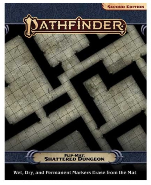 Pathfinder RPG: (Flip-Mat) Shattered Dungeon