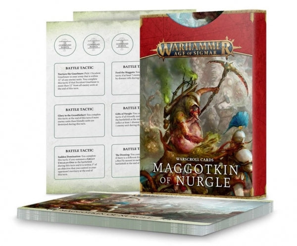 Age of Sigmar: Maggotkin of Nurgle Warscroll Cards (2021)