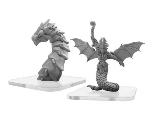Monsterpocalypse: Lake Serpents & Lake Witch – Ancient Ones Unit (metal)