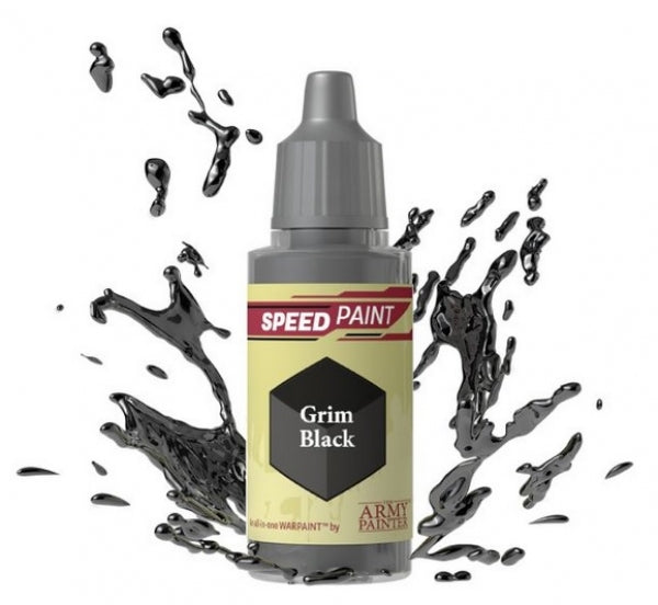 Warpaints: Speedpaint Grim Black (18ml)