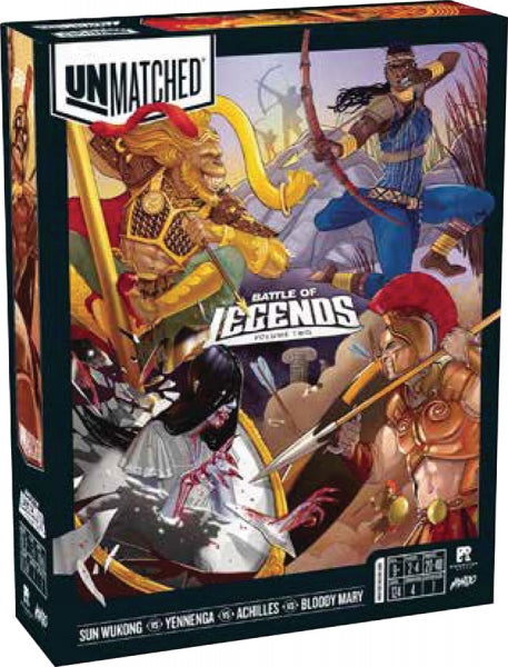 Unmatched: Battle of Legends Vol. 2 - Achilles, Yennenga, Sun Wukong, Bloody Mary
