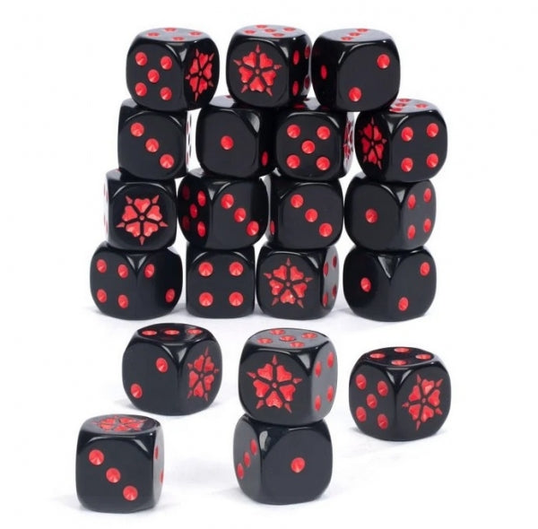 WH40K: Adepta Sororitas Order Of The Bloody Rose Dice Set