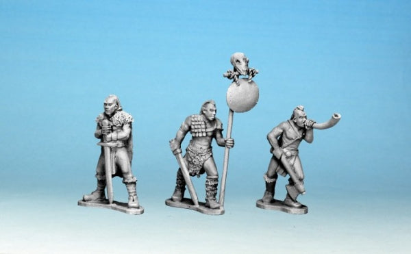 28mm Fantasy: Half Orc Marauder Command (3)