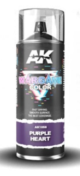 AK-Interactive: AK Sprays (Wargame Colors) - Purple Heart (400ml)