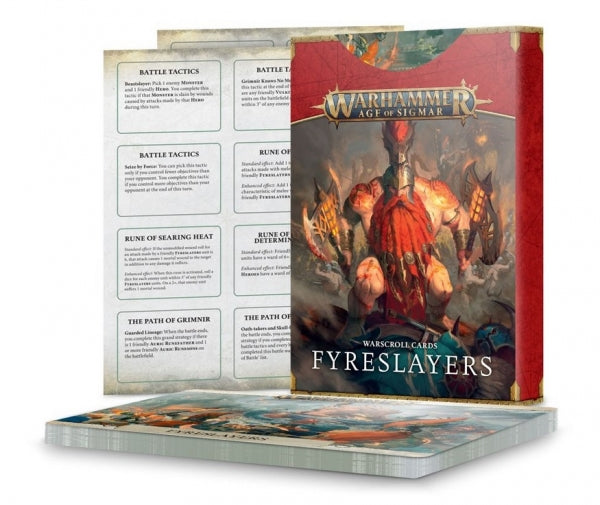 Age of Sigmar: Warscroll Cards - Fyreslayers (2022)