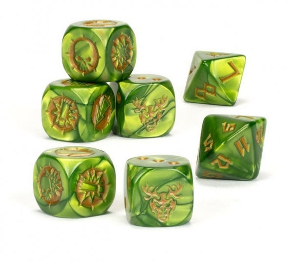 Blood Bowl: Wood Elf Team Dice Set (2022)