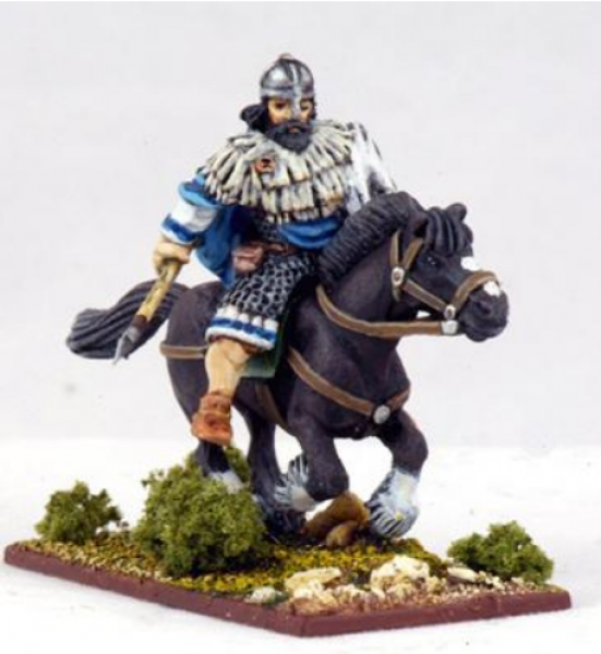SAGA: Mounted Scotti Warlord with Spear (1)