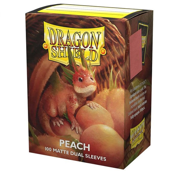 Dragon Shields: Standard Dual-Matte Peach 'Piip' (100 ct.)