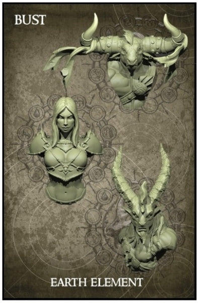 Yedharo Model Kit: Earth Element Busts