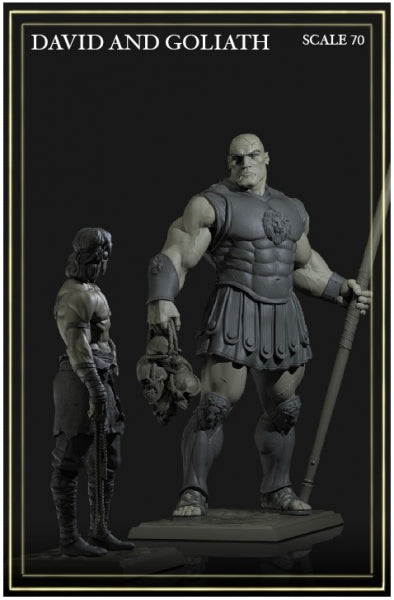 Yedharo Model Kit: David and Goliath Pack (70mm Scale)