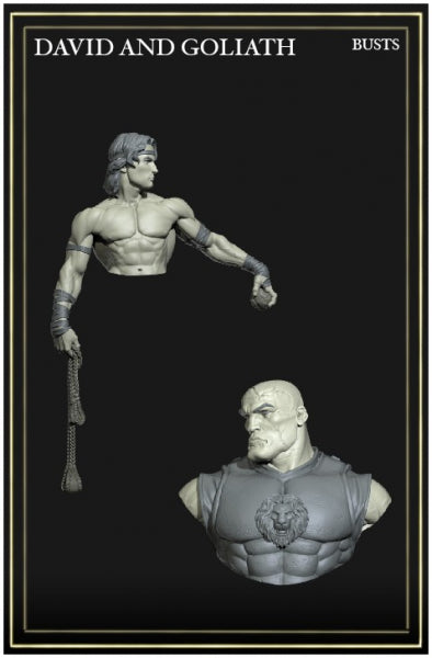 Yedharo Model Kit: David and Goliath Pack Busts