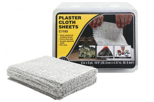 Woodland Scenics: (Terrain Accessories) Plaster Cloth 8''x12'' Sheets (30)