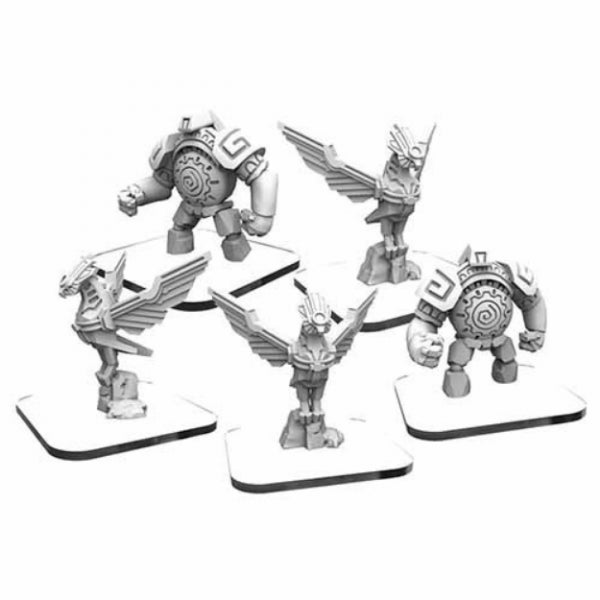 Monsterpocalypse: Gargoyle Monoliths and Temple Monoliths – First Guardians Units (metal)