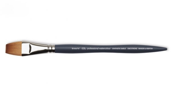 Winsor & Newton: Professional Water Color Synthetic Brush - One Stroke 3/4''